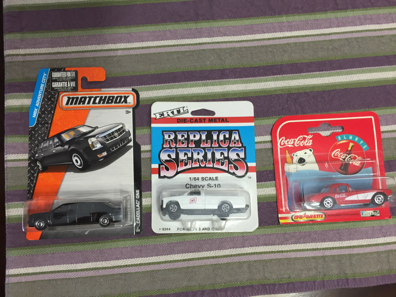 I grabbed a Cadillac One from Dollar General, but at the antique mall I also grabbed an MOC C1 Corvette by Majorette, even if it is from the Coca-Cola series. Upstiars with the tractors, I found a Farm Supply Ertl gen1 S-10 also MOC, which is perfectly fitting for me, being an Iowa farmer with an FS located just a few miles south. Plus it’s from my childhood era of diecast. It’s like a time capsule!